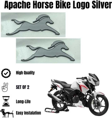 RIDERKART Emblem for Bike(Silver)