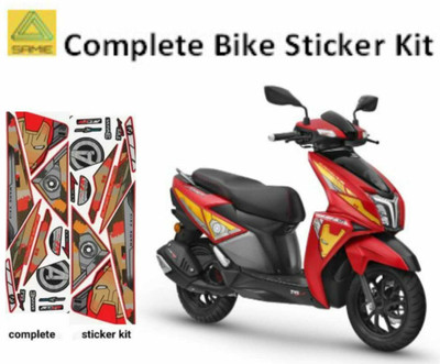 SHREE Sticker & Decal for Scooter(Silver, Gold)