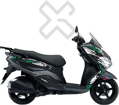 Grayfixx Sticker & Decal for Bike(Green)