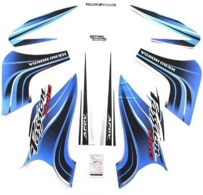 KARKEEN Sticker & Decal for Bike(Blue)