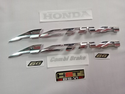 RKT Sticker & Decal for Scooter(Silver)