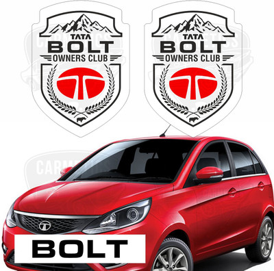 carmetics Emblem for Car(White)