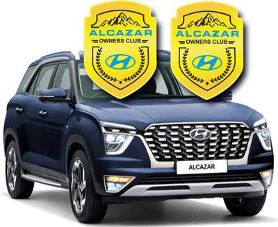 CARLOOKS Emblem for Car(Blue)