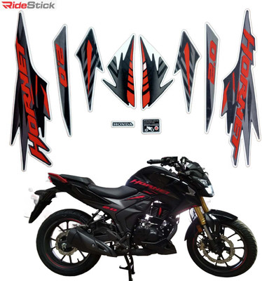 RideStick Sticker & Decal for Bike(Multicolor)
