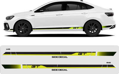 Ide Autoworks Sticker & Decal for Car(White)