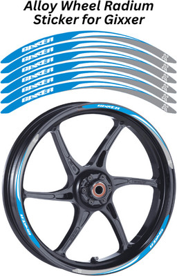 Grayfixx Sticker & Decal for Bike(Blue)