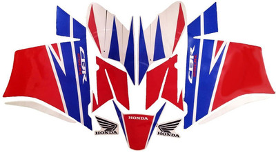 HRBull Sticker & Decal for Bike(Multicolor)