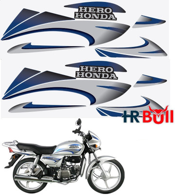 HRBull Sticker & Decal for Bike(Multicolor)