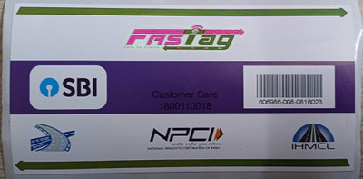 OMNIFANCEYSTORE Fastag for Car(White)