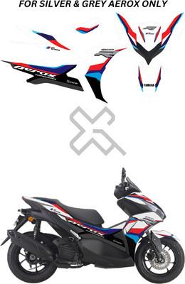 Grayfixx Sticker & Decal for Scooter(White)