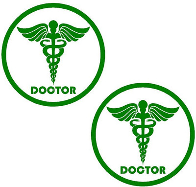 AarnaDecals Sticker & Decal for Car & Bike(Green)