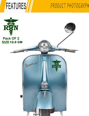 hard goat Sticker & Decal for Car & Bike(Green)