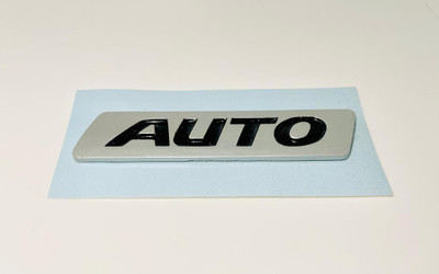 autoflix Emblem for Car(Silver)