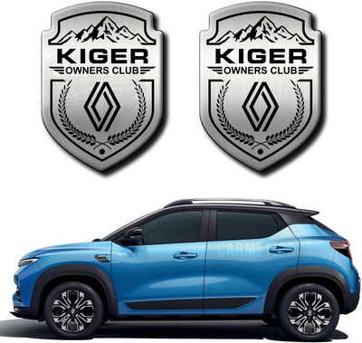 carmetics Emblem for Car(Beige, Silver, Black)