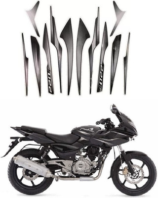 DECAL ARTISTRY Sticker & Decal for Bike(Silver)