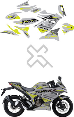 Grayfixx Sticker & Decal for Bike(Multicolor)