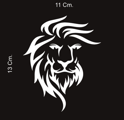 STR Sticker & Decal for Car & Bike(White)