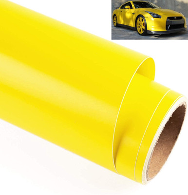 SUPERFAB Wrap for Car & Bike(Yellow)