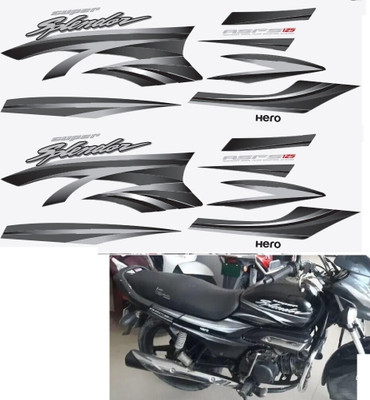 DECAL ARTISTRY Sticker & Decal for Bike(Multicolor)