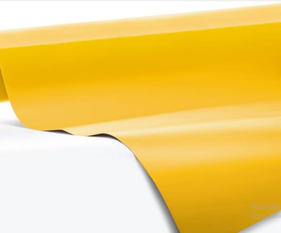 AMAZBIRD Wrap for Car & Bike(Yellow)