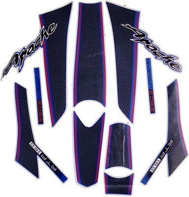 RIDERKART Sticker & Decal for Bike(Multicolor)