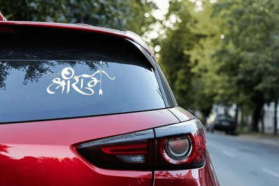 MobiCR Sticker & Decal for Car(White)