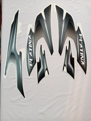 RKT Sticker & Decal for Bike(Grey, Black, Multicolor)