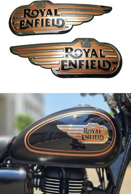OHITO Emblem for Bike(Gold, Black)