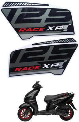 RIDERKART Sticker & Decal for Scooter(Multicolor, Black)