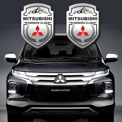 carmetics Emblem for Car(Silver, Black)