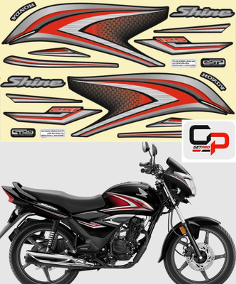 GetPro Sticker & Decal for Bike(Multicolor)