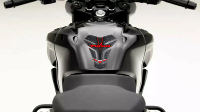 Badal Graphics Sticker & Decal for Bike(Red)