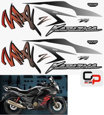 GetPro Sticker & Decal for Bike(Multicolor)