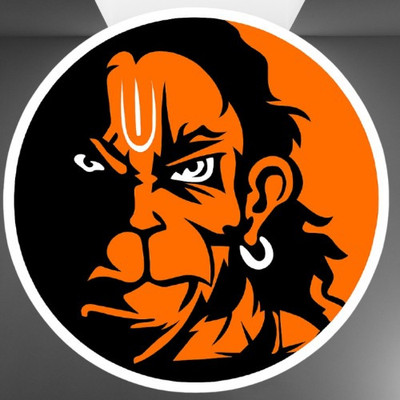 Golden Fox Sticker & Decal for Car & Bike(Black, Orange, White)