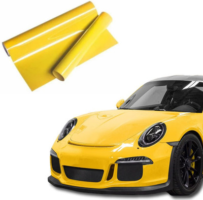 FEELPZONE Sticker & Decal for Car & Bike(Yellow)