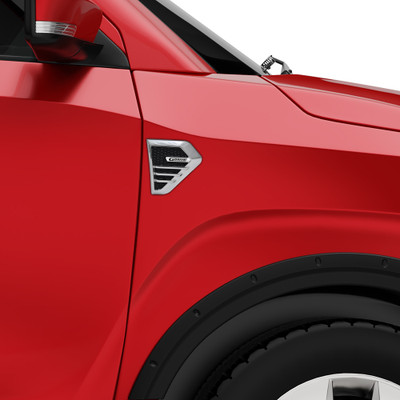 GFX Sticker & Decal for Car(Silver, Black)