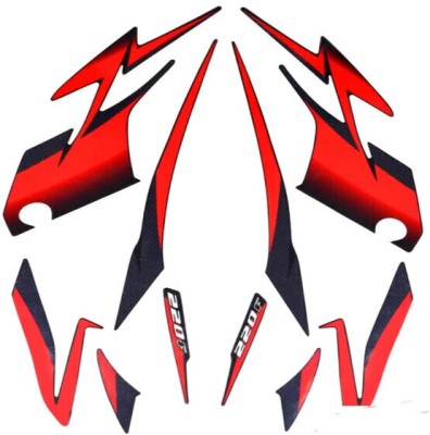 GANNET Sticker & Decal for Bike(Red)