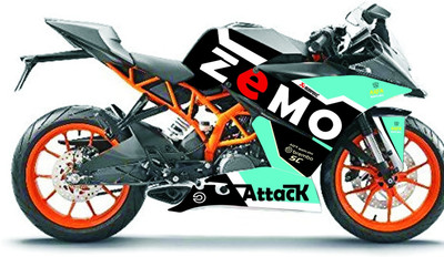 ARFA Sticker & Decal for Bike(Multicolor)