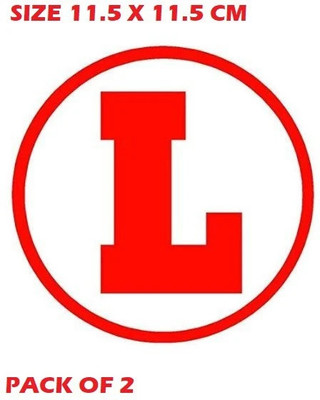 SARVAVIDYA Sticker & Decal for Car & Bike(Red)