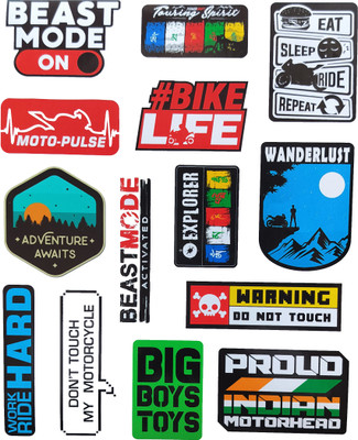 S2S Kulture Sticker & Decal for Car & Bike(Multicolor)