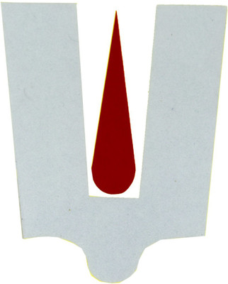 AFH Sticker & Decal for Car & Bike(White)