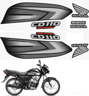 SHINEPRO Sticker & Decal for Bike(Grey)