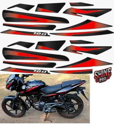 SHINEPRO Sticker & Decal for Bike(Red)