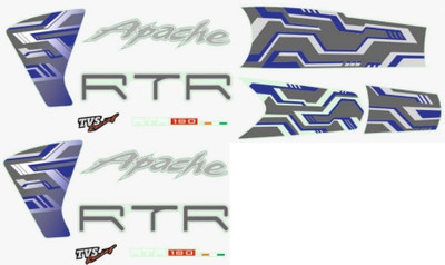 SHINEPRO Sticker & Decal for Bike(Multicolor)