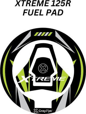 Grayfixx Sticker & Decal for Bike(Black)