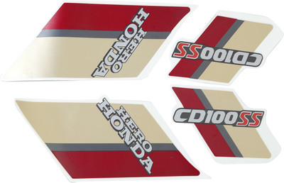 KP8 Sticker & Decal for Bike(Red)