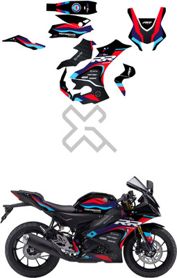 Grayfixx Sticker & Decal for Bike(Multicolor)