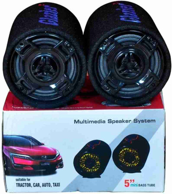 Glazier car Stereo Tube For Auto, Taxi,Tractor, DVD, Amplifier Coaxial Car woofer speaker (1000 W) Subwoofer(Powered , RMS Power: 1000 W)