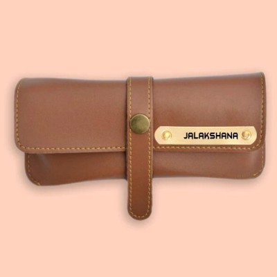 SY Gifts Sun Glass Holder WithJalakshana Name Brown Car Sunglass Clip Holder