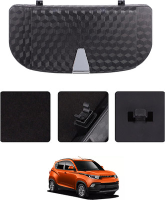 MSNP Multi-Used Car Sunglass Case With Interior Storage To Card Organizer 136 Black Car Sunglass Clip Holder